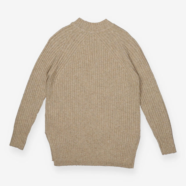 Sweater cream ribbed marl