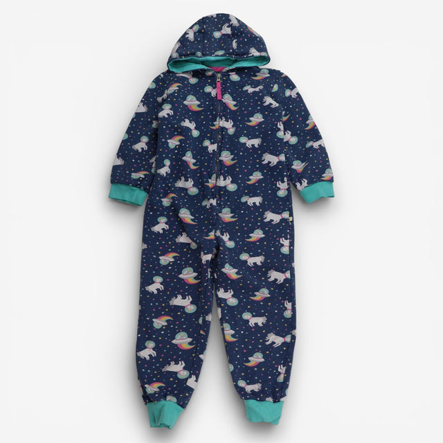 Snugglesuit blue unicorns in space