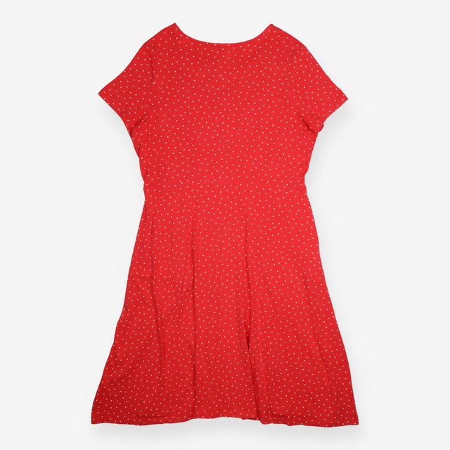 Red Polka Dot Organic Cotton Jersey Dress