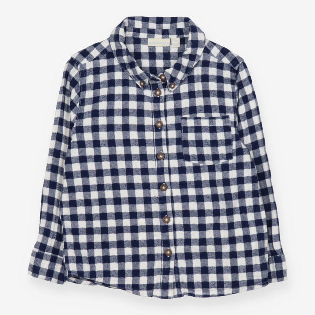 Shirt Flannel Blue Check