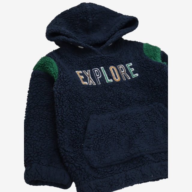 Hoodie Navy Fleece Explore