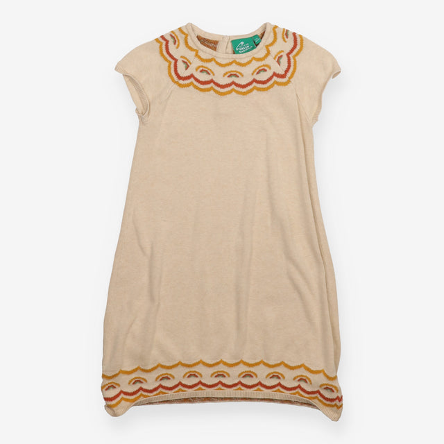 Dress knit rainbow cream