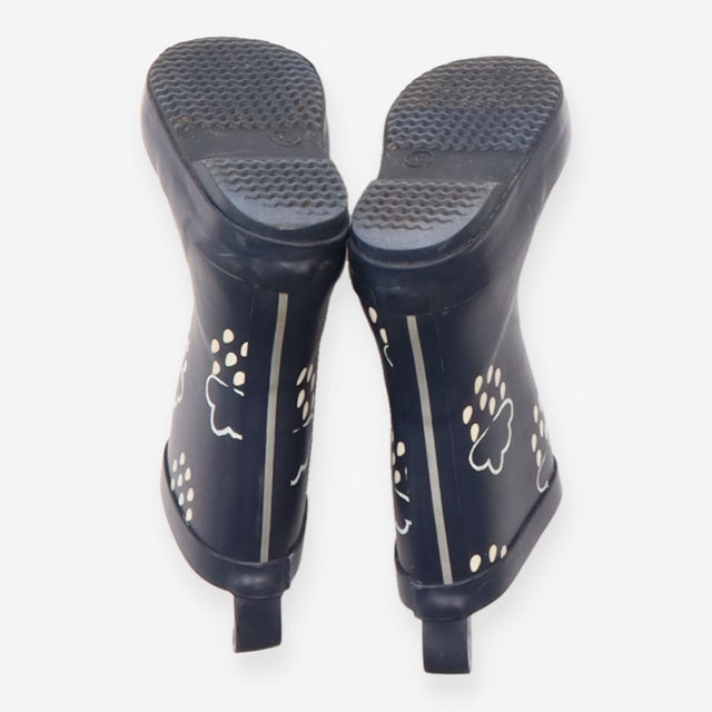 Navy blue colour changing wellies