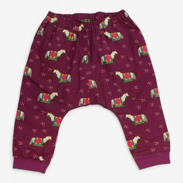 Maroon Pony Joggers