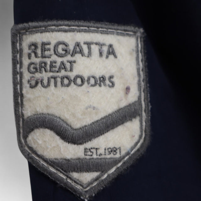Parka Coat Navy with Metal Toggles