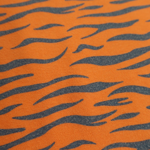 Bodysuit LS orange tiger print