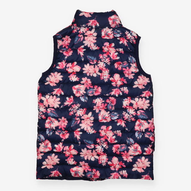 Gilet navy floral