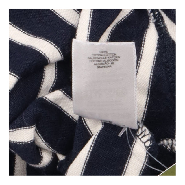 Navy White Breton Stripe 100% Cotton Asymmetric Pa