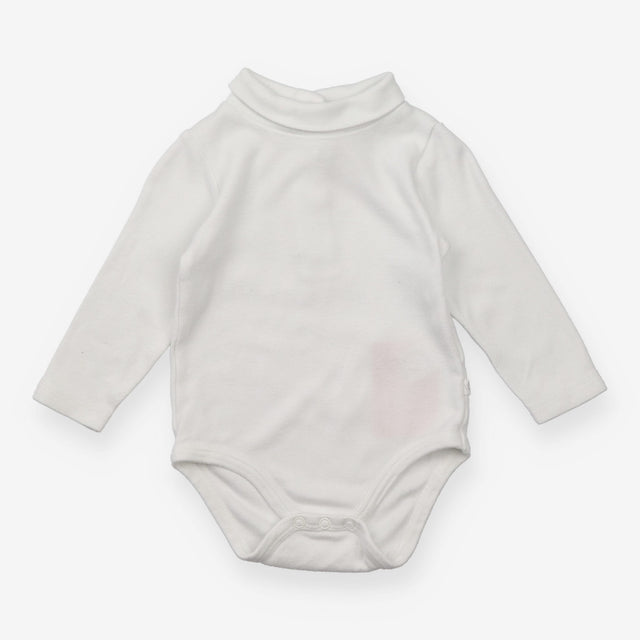 Bodysuit Long Sleeve Turtle Neck White