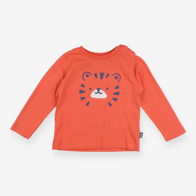 T-shirt top tiger orange