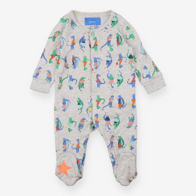 Sleepsuit grey dancing dinos
