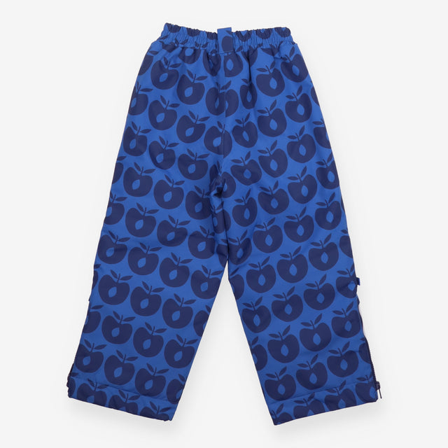 Winter trousers blue apples