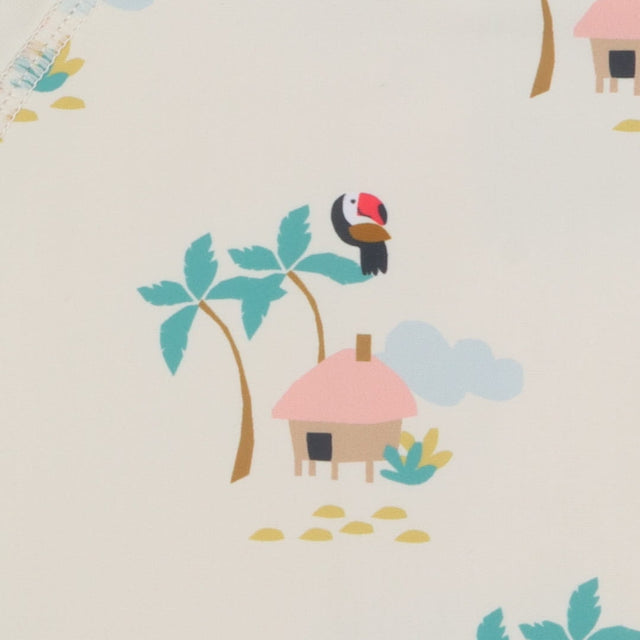 Swimming costume desert island hut