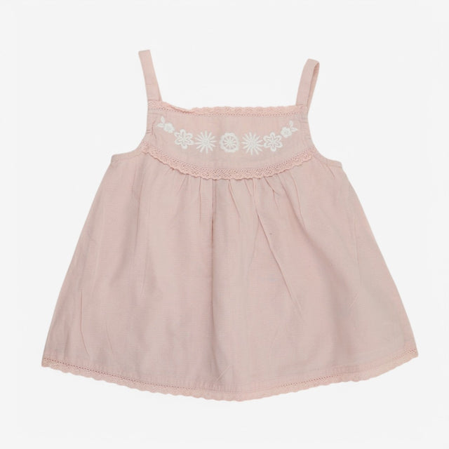 strappy pink tunic