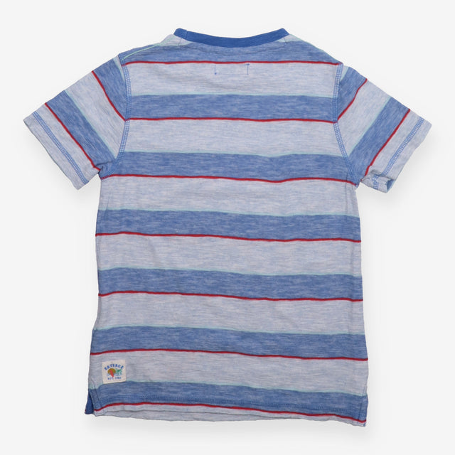 Tee Blue, Red and Green Strips