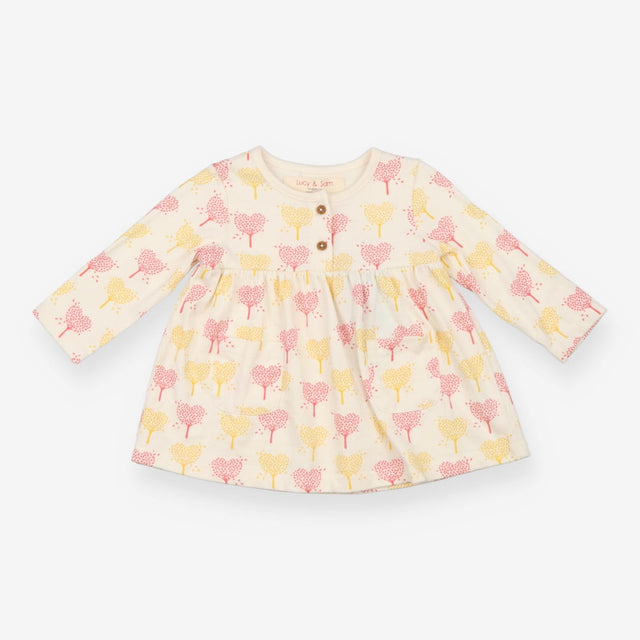 Dress Long Sleeve Trees of Hearts