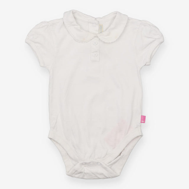 White Collared Bodysuit