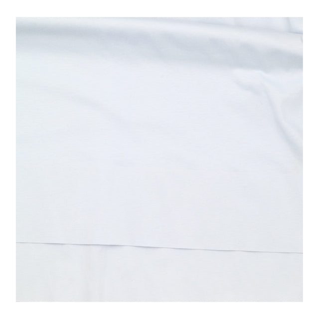 Top Oversized Stepped Hem Light Blue