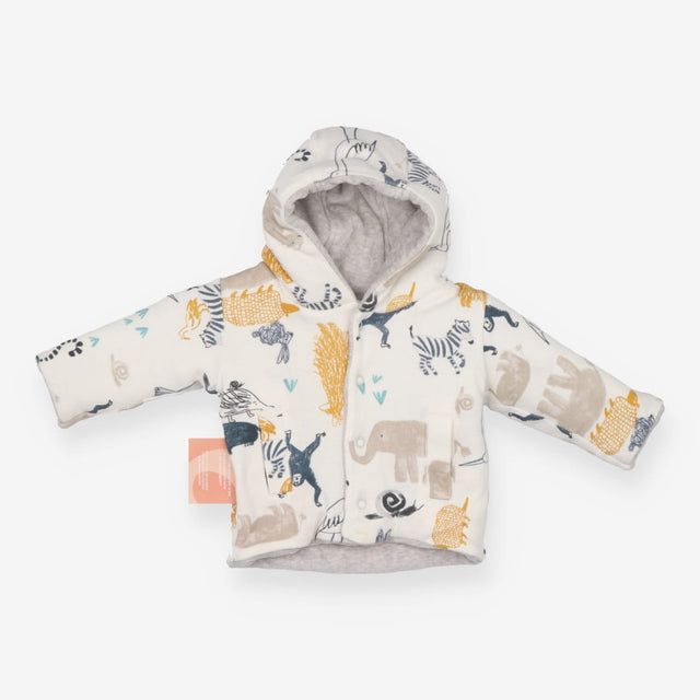 Reversible Jacket Grey and Safari