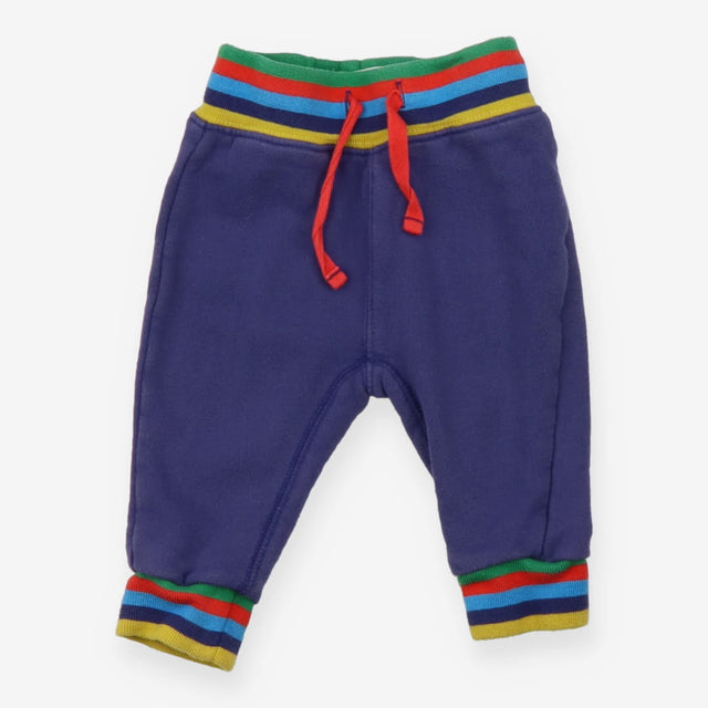 Joggers blue coloured stripe waist cuffs