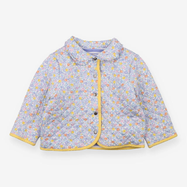 Fruits and Ditsy Reversible Quilted Coat