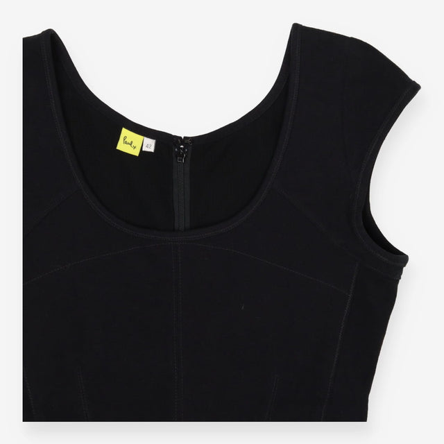 Paul Smith Black Structured Panelled Bodycon Mini