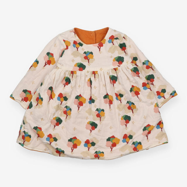 Reversible dress cord orange cream with rainbow