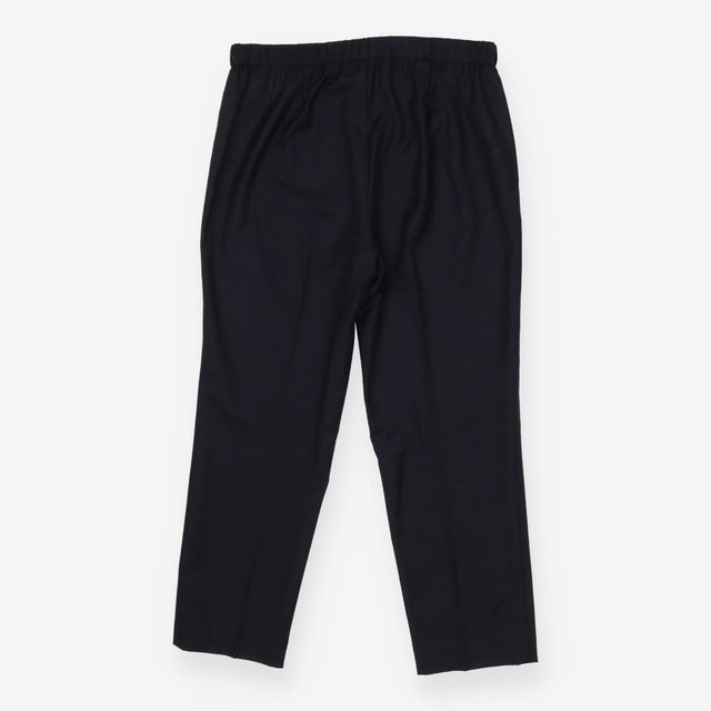 Theory 100% virgin wool pull on trousers black siz