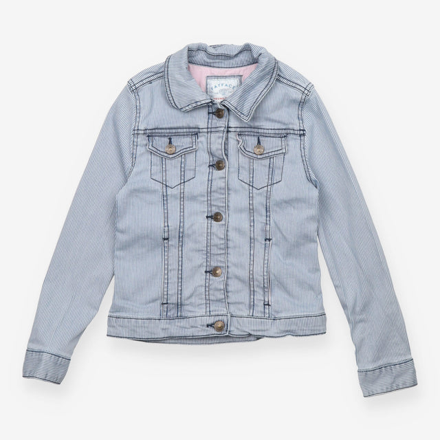 Denim jacket striped