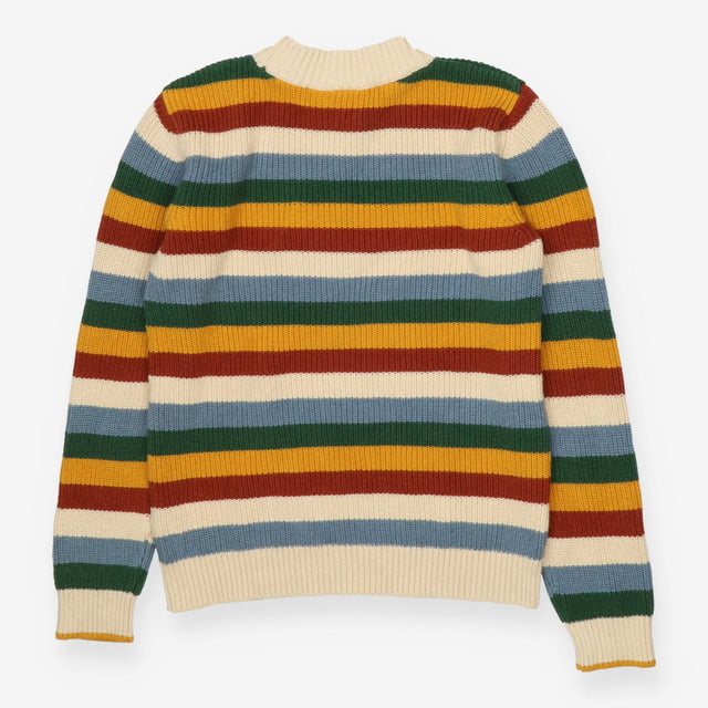 Rainbow snuggly pullover sweater