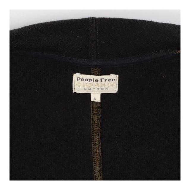 Jersey Long Line Jacket Green with Black Lining