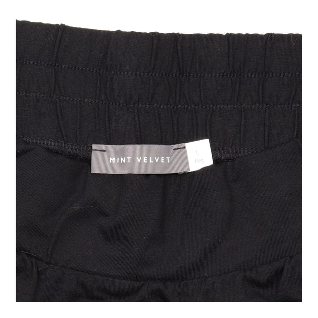 Trousers Wide Leg Elasticated Waist Black