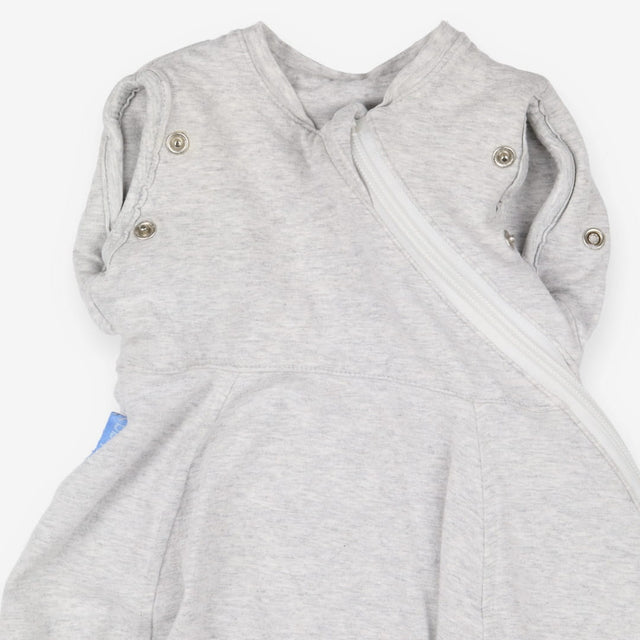 Grey Swaddle Sleep Bag 1 tog LIGHT