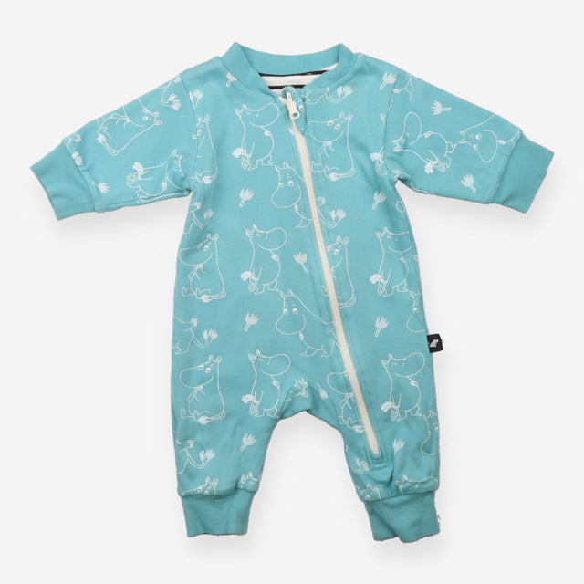 remia x moomin blue reversible romper