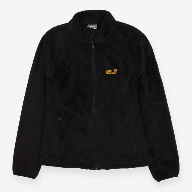 Jack Wolfskin Black Zip‑Up Fleece