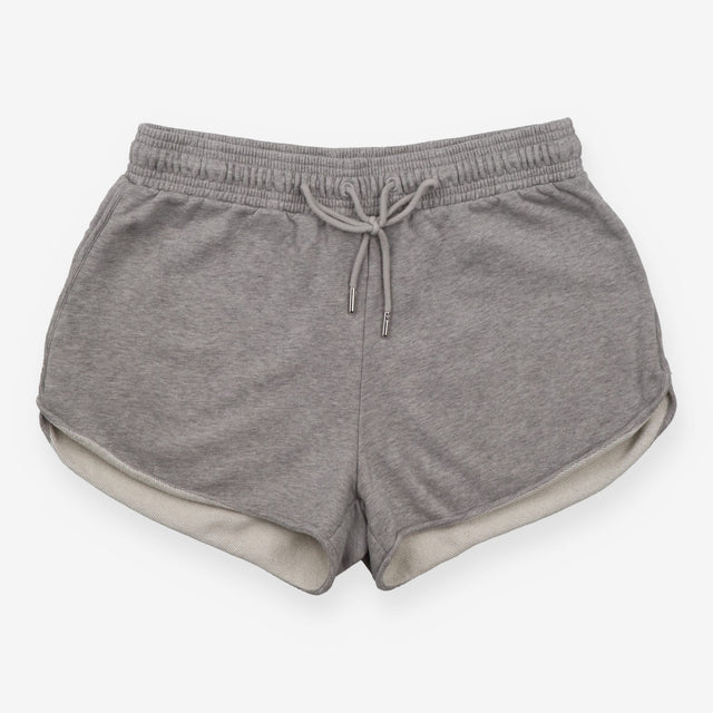 Grey Organic Cotton Sweat Shorts