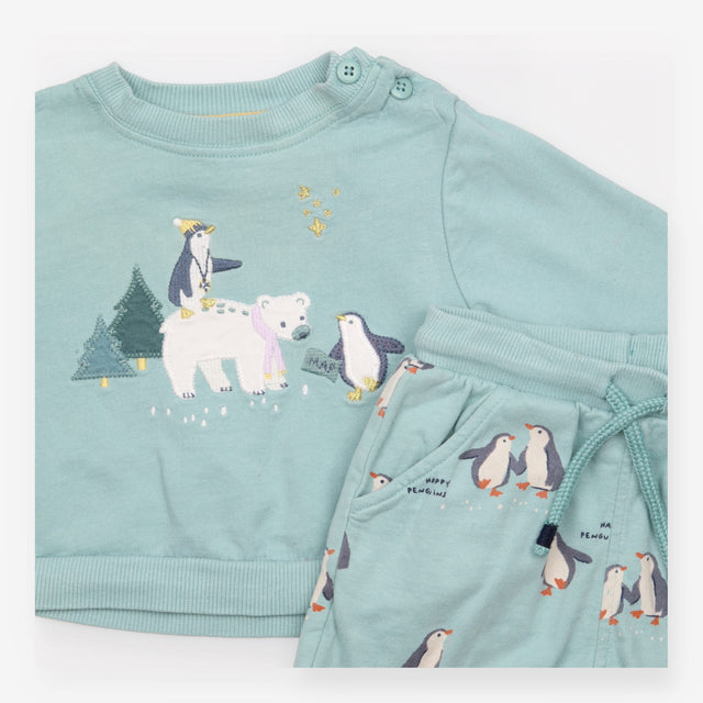 Tracksuit mint happy penguins