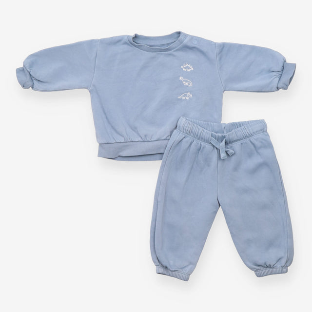 Tracksuit blue 3 embroidered dinos