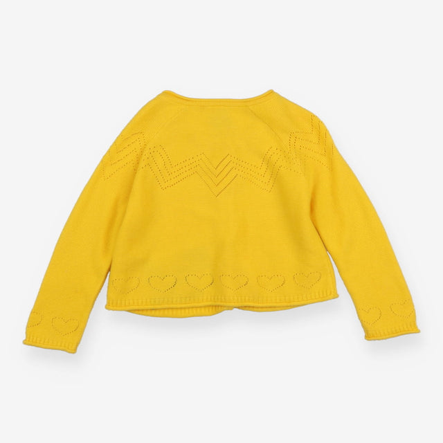 Cardigan Yellow Heart Detail