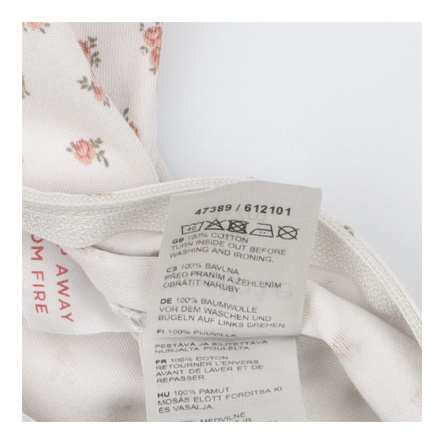 Sleepsuit White Pink Floral