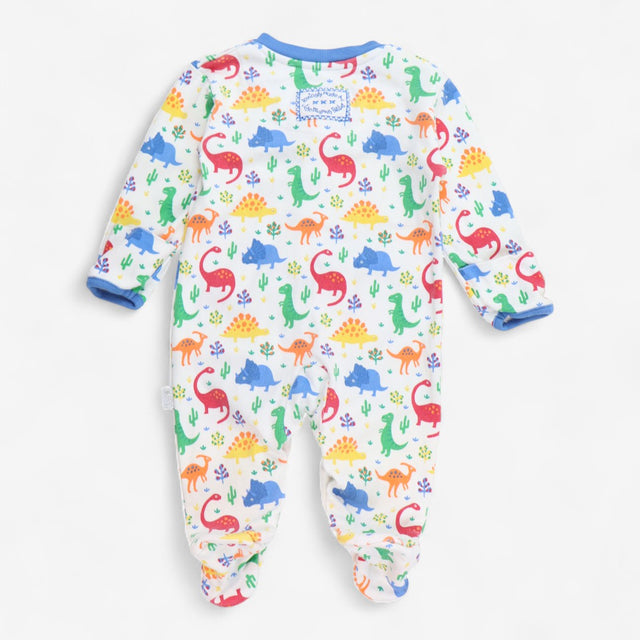 Sleepsuit white with dinos