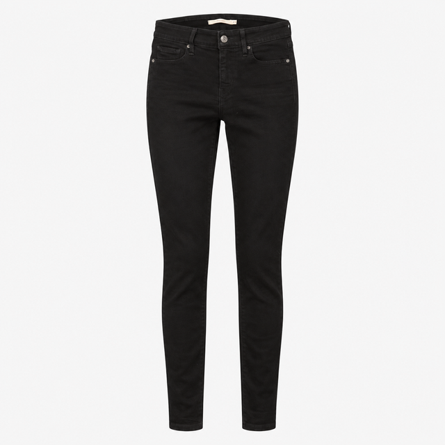 Jeans Skinny High Rise Black