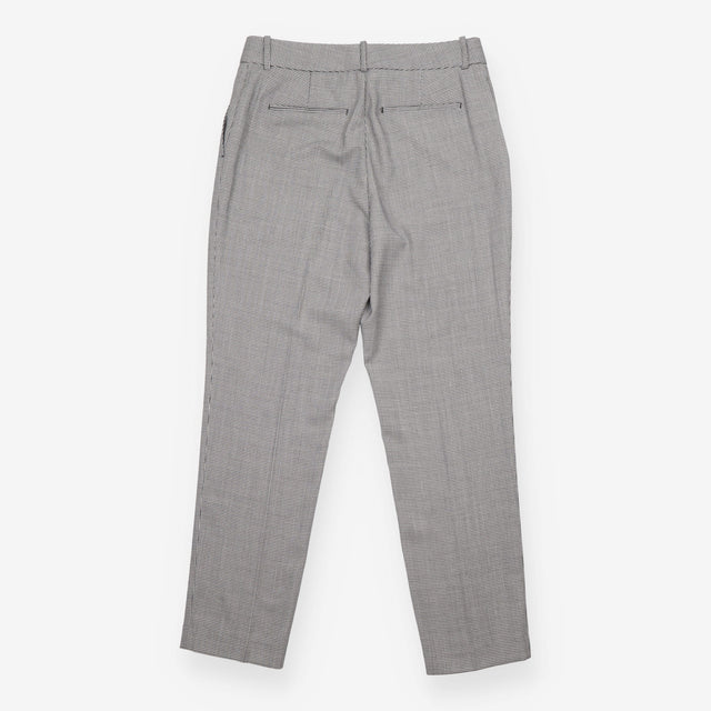 Reiss Black White Micro Check Tailored Trousers