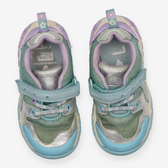 Trainers Purple & Blue Unicorn Velcro