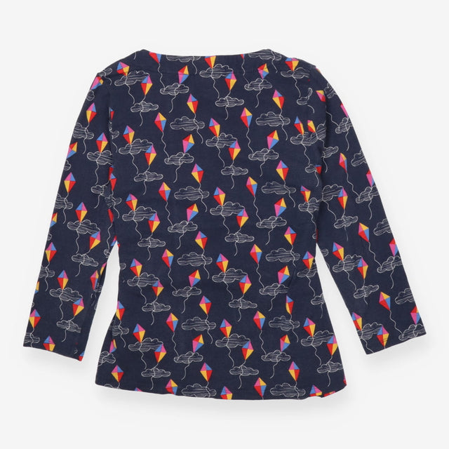 Patang festival print maternity and nursing top