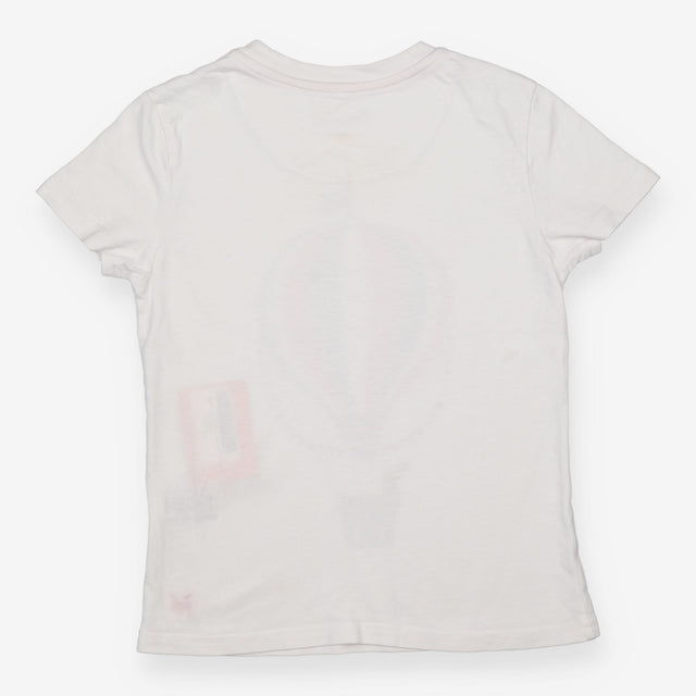 Tee SS white sparkle hot air balloon
