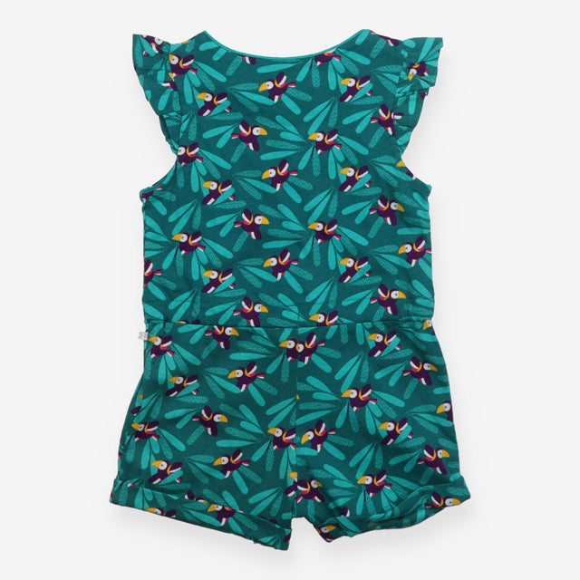 Green Puffin Romper