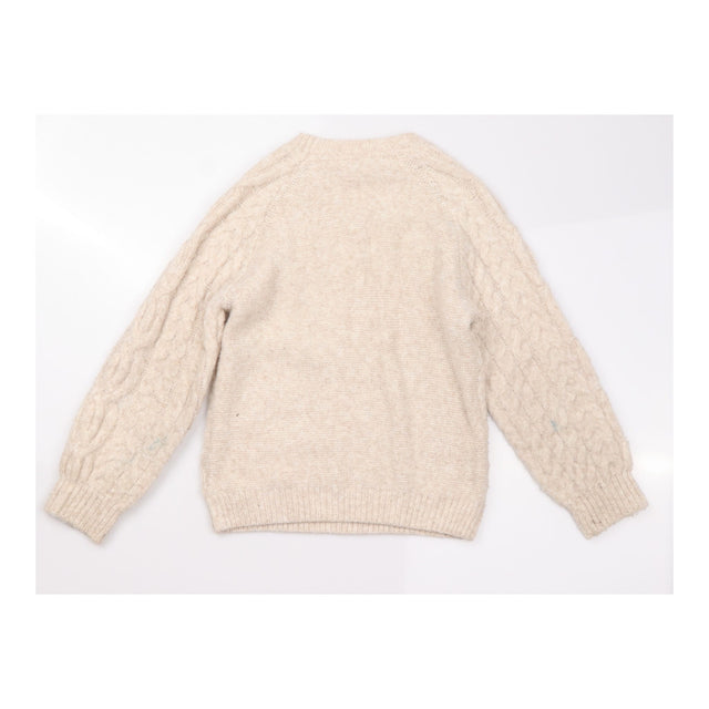 Cream Cable Knit Jumper with Sequins