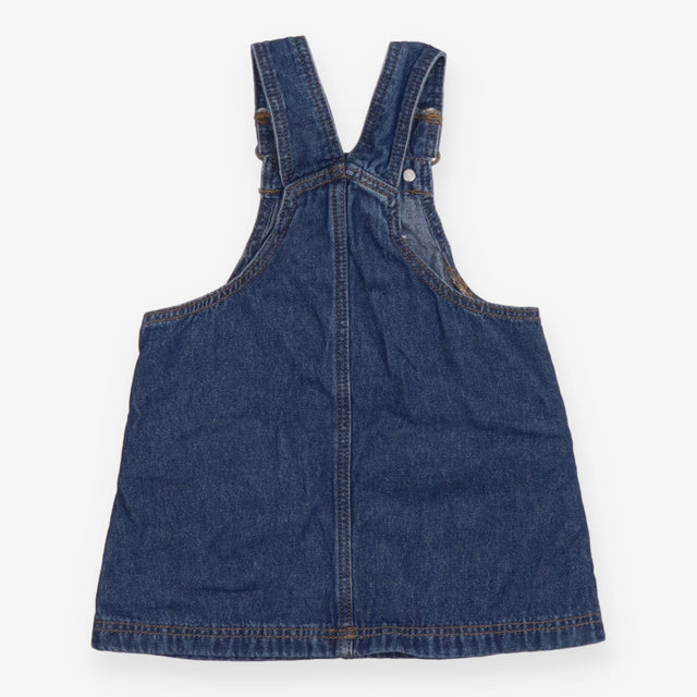 Blue denim pinafore