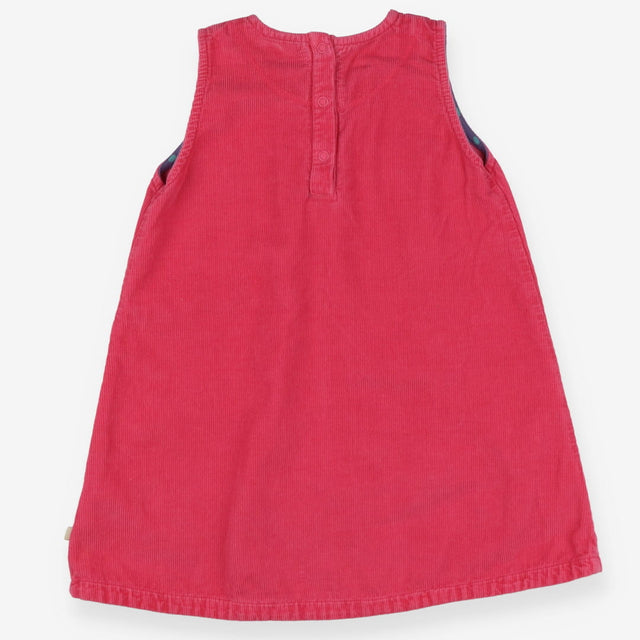 Pinafore cord purple Owl